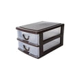 thumbnail image 2 of ziyahi Organizer Storage Drawer - plify Life With Smart Storage Solutions Multi-Layer Desktop Drawer brown two layers 1Set, 2 of 6