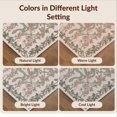 thumbnail image 7 of Design&I 8'x10' Washable Area Rug Botanical Trellis Watercolor Pink Border Snake Gothic Vintage Playful Expressive for King Size Bedroom, Under Bed, Sleek Flatweave Pet Friendly, 7 of 7