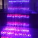 thumbnail image 5 of Cortina de luces de hadas, decoración navideña tipo cascada para interiores y exteriores, cadena de luces impermeable de alto brillo para bodas, dormitorios y Acción de Gracias. Color: 3 m x 2 m (blan, 5 of 5