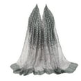 thumbnail image 2 of Lroveb Scarf for Women Fashion Jacquard Cotton Parisian Stripe Shawl Soft Beach Towel Scarf Scarves, 2 of 2