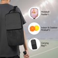 thumbnail image 2 of Pickleball Paddles Set Of 1, Fiberglass Surface, Liquid & Marble Print, 1 Paddles, 2 Balls & Bag, 2 of 5