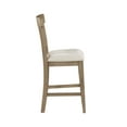 thumbnail image 7 of Steve Silver Napa Farmhouse Upholstered 42" Height Counter Chair, Set of 2, Cream, 7 of 7
