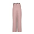 thumbnail image 5 of XFLWAM Women's Dress Pants Casual Work Business Trousers High Waist Straight Wide Leg Suit Pants with Pockets, 5 of 6