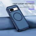 thumbnail image 5 of Allytechgroup Magnetic Back Case for Google Pixel 8, Military Grade Shockproof Anti-Scratch Durable Protection Slim Fit Lightweight Phone Case Cover for Women Men, Royalblue+Blue, 5 of 8