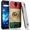 thumbnail image 1 of DALUX Artillery Phone Case Compatible with AT&T Calypso (U318AA) / Cricket Vision 3 (DEMN5008) 2021 - Vintage Mexico Flag, 1 of 1