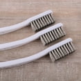 thumbnail image 1 of Becaristey White Metal Cleaning Brush With Plastic Handle Effective Cleaning Easy Storage Easy To And Storage Copper wire, 1 of 6