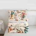 thumbnail image 6 of jejeloiu Beige Cowgirl Western Queen Comforter Set Kids,Desert Boot Print Bedding Comforter Set,Reversible,3-Piece, 6 of 8
