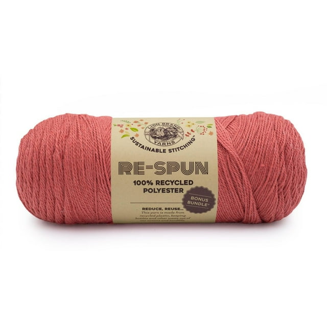 Lion Brand Re-Spun Bonus Bundle Fil - Héliotrope