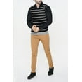 thumbnail image 1 of Chandail pour Homme à Rayures Noir Gris, 1 of 6