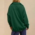 thumbnail image 7 of Pullover Sweatshirts for Women Comdrip Sweatshirt for Women Oversized Casual Long Sleeve Button Neck Pullover Tops Fashion Outfits Clothes Womens Sweatshirts Trendy Blackish Green L, 7 of 7