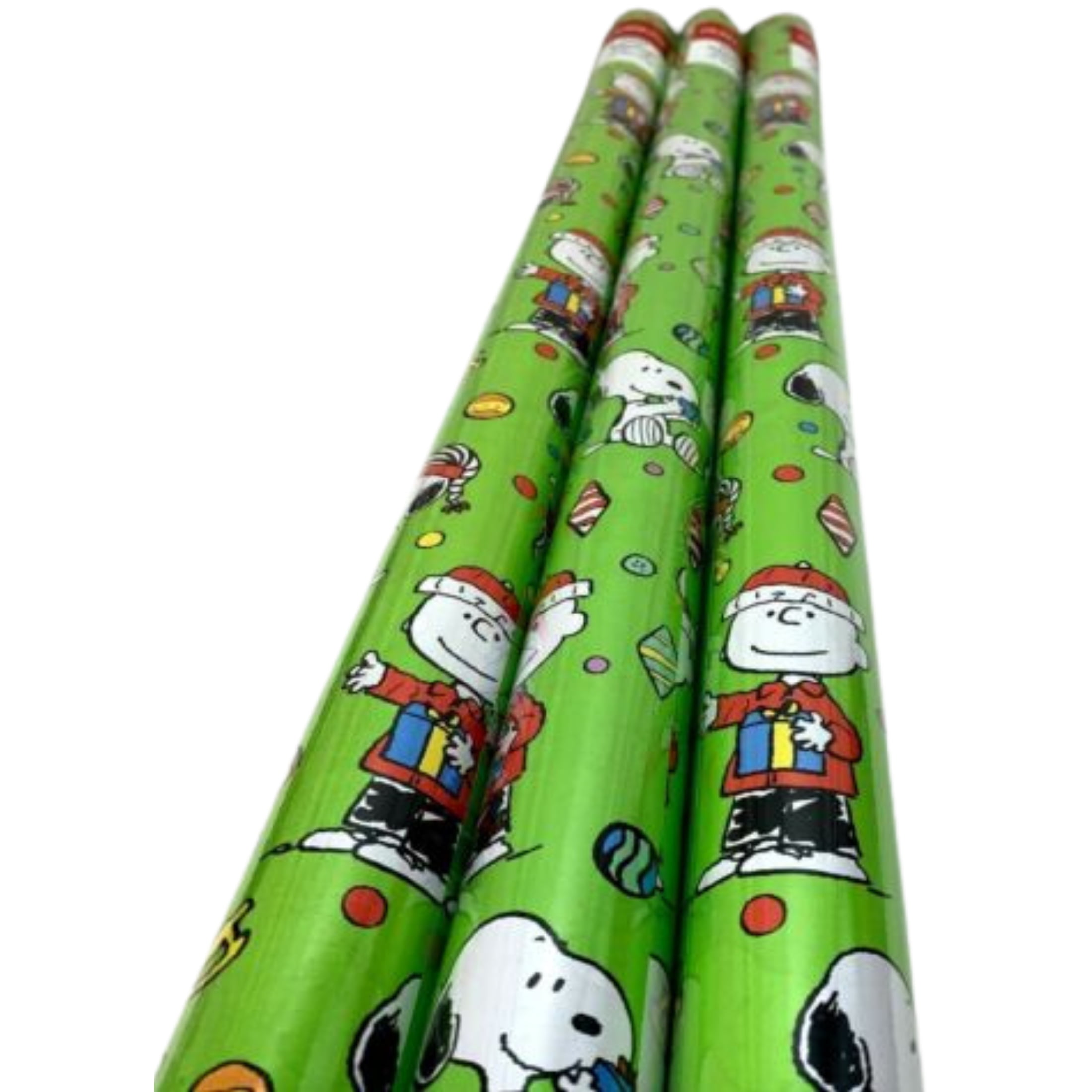 Christmas Peanuts Charlie Brown And Snoopy Wrapping Paper Roll 70 Sq Ft 2  Pack