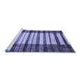 thumbnail image 2 of Ahgly Company Machine Washable Indoor Rectangle Abstract Blue Modern Area Rugs, 7' x 9', 2 of 4