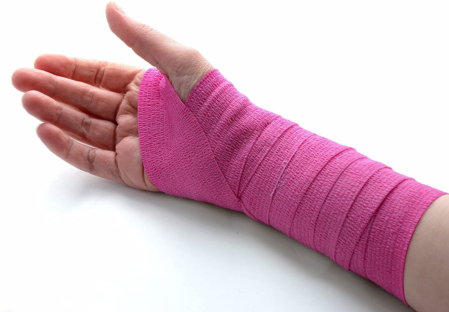 MEDca Self Adhesive Bandage, 1" 2" 3" Sizes, 18 Count, 5 Yards Each Roll