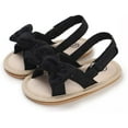 thumbnail image 5 of Infant Baby Girls Summer Sandals with Flower Soft Sole Newborn Toddler First Walker Crib Dress Shoes, 5 of 7