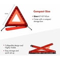 thumbnail image 3 of Triángulos de Advertencia Sincero Kit de Seguridad para Vehículos Motorizados Rojo 43X4, 3 of 5
