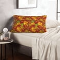 thumbnail image 6 of Lsque Vintage maple leaf autumn Pattern Pillow Case – Soft & Cozy Throw Pillow Cover, Hypoallergenic Cushion Case for Sleeping Women with Envelope Closure-20"x30", 6 of 6