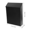 thumbnail image 2 of SKISUNO Collect Suggestions Suggestion Box Black Wall Mount 1Pcs, 2 of 8