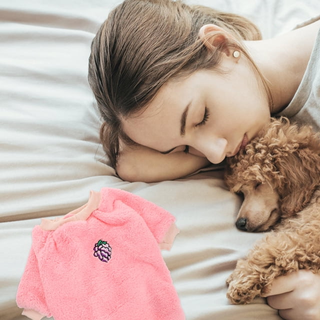 AURARMLET 1Ud Abrigo Rosa Para Perro Ropa De Cálida Y Elástica Fácil De