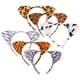 thumbnail image 1 of Diademas de animales del zoológico con orejas de gato con estampado de leopardo, accesorio para el cabello para fiesta, linda diadema para recién nacidos, 1 of 6