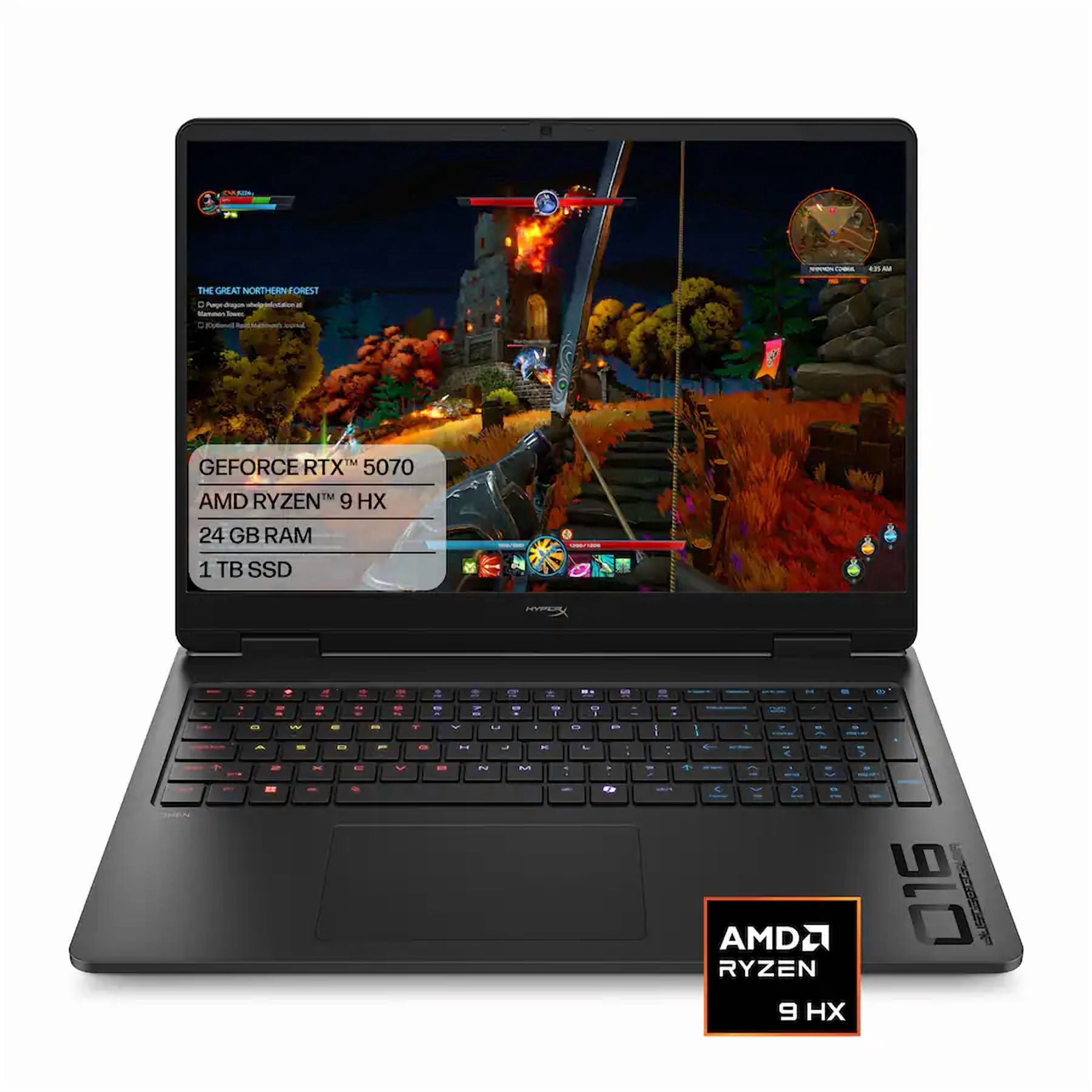 Laptop HP OMEN 16" R9 RTX5070 24GB RAM 1TB SSD