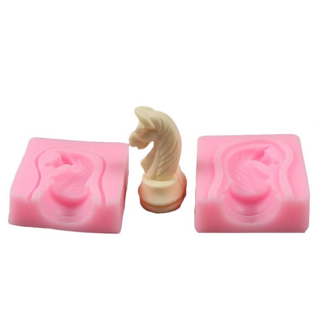 Molde para pastel de ajedrez perfecl de Silicona libre de BPA color Aleatorio