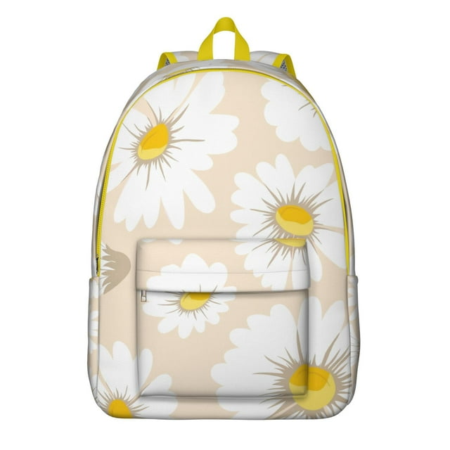 Spring Blossom Floral Backpack – Romantic Botanical Print, Oxford Durable Material, Large Capacity, Ideal for Daily Commuting
