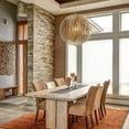 thumbnail image 4 of 31873-017 Eurofase Lighting Abruzzo - One Light Medium Pendant-Wood Finish, 4 of 4