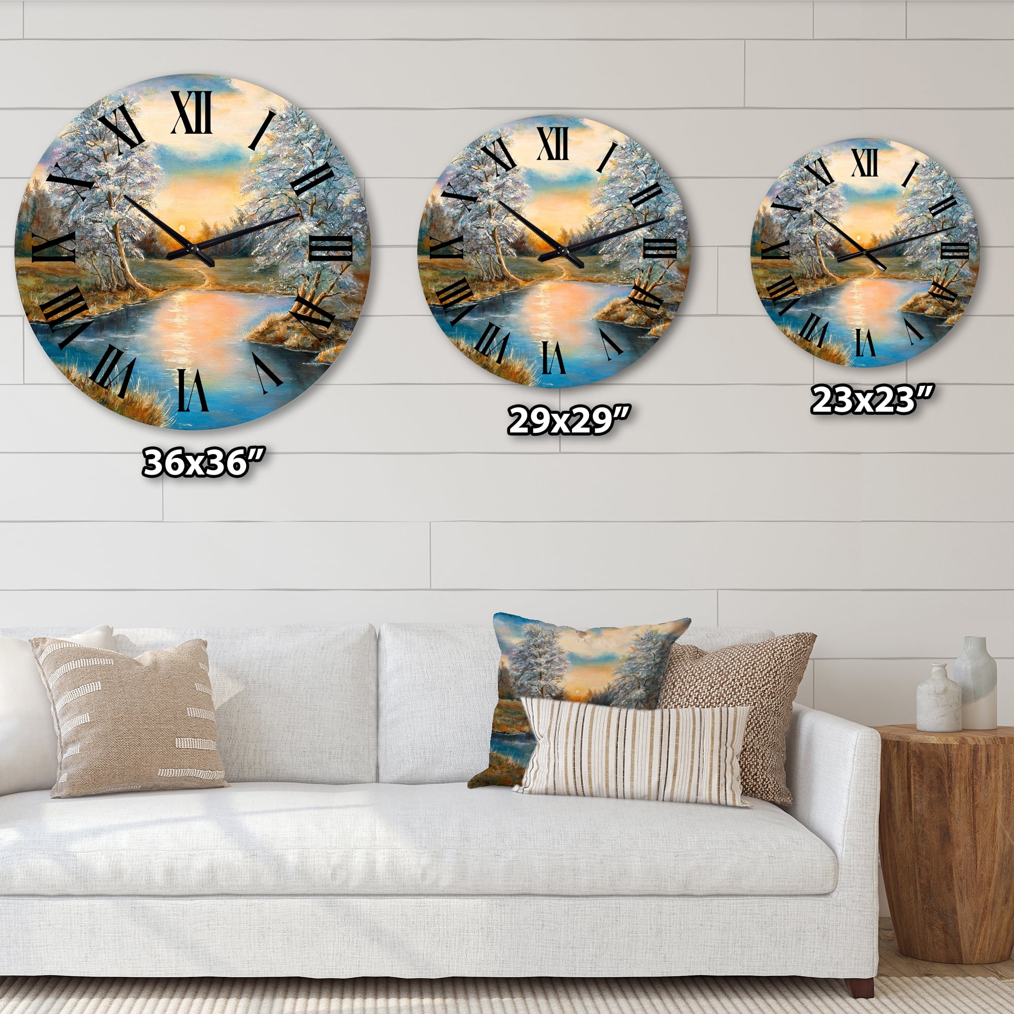 Designart 1 in Wall Clock