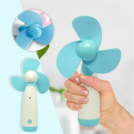 

Dinmmgg Creative Handheld Mini Fan Student Portable No.5 Dry Battery Small Fan Fan Standing Oscillating Quiet Retro Oscillating Wall Mount Fan 20