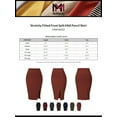 thumbnail image 2 of MixMatchy Women's Stretchy Fitted Front Split Midi Pencil Skirt, 2 of 4