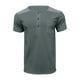 thumbnail image 5 of pstuiky Camisas de vestir de manga corta para hombre, Camisa de manga corta con cuello alto y botones de patchwork para hombre camisas casuales para hombre xl, 5 of 6