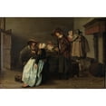 thumbnail image 2 of Pieter Codde 14x11 Gold Ornate Wood Frame and Double Matted Museum Art Print Titled - A Conversation (1628), 2 of 4
