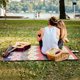 thumbnail image 5 of Fiudx Manta de Picnic Al Aire Libre, Tapete de Arena Portátil, Elegante Tapete de Picnic Extragrande, Ideal para Playa, Camping, Senderismo, Viajes, Conciertos Familiares Al Aire Libre, Fácil de Limp, 5 of 5