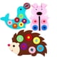 thumbnail image 4 of Gwong Juguete Botón lindo de la cremallera de la flor del animal DIY Tableros no tejidos de los niños Enseñanza del juguete Gwong 30001581, 4 of 7