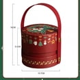thumbnail image 5 of Christmas Gift Packaging Box Christmas Eve  Box Storage Gift Box Christmas Lovely Snowman Decoration Box, 5 of 5
