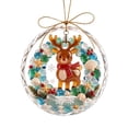 thumbnail image 2 of Acrylic Sea Glass Christmas Tree Ornament 3.15in,Beach Themed Hanging Decor for Household Gift, 2 of 6