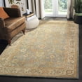 thumbnail image 2 of SAFAVIEH Antiquity Chanelle Oriental Wool Area Rug, Blue/Ivory, 6' x 6' Square, 2 of 11