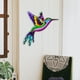 thumbnail image 5 of Estatua de arte de pared,arte de la pared estatua de colibrí de metal decoración al aire libre,colgante pared escultura jardín decoración valla,decoración de pared colibrí adornos, 5 of 9