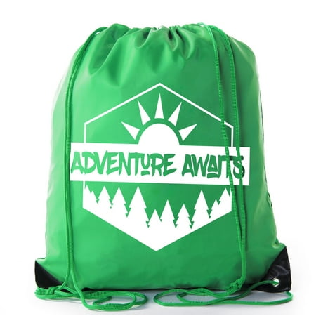 Mato & Hash Camp Drawstring Backpack for All Types of Camps and Birthday Parties
