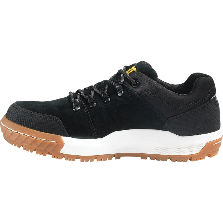 Men s Caterpillar Converge Steel Toe Work Shoe Black Leather 12 M Walmart