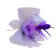 thumbnail image 2 of s para mujer y niña, pinza para el pelo, sombrero con horquilla, , cóctel, boda de té, sombrero , púrpura Violeta Soledad Clip de pelo de las mujeres, 2 of 7