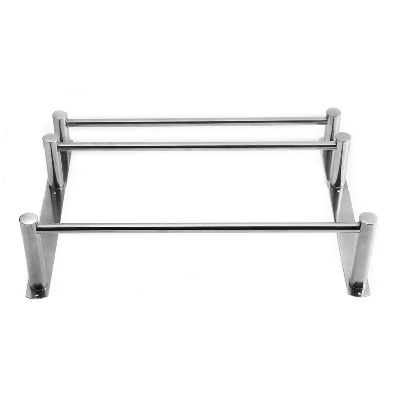 Dropship 2 Tier Wall Mounted Towel Rack Bar Rail Towel Holder