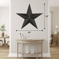 thumbnail image 3 of Black Metal Barn Star - 48 Inch Diameter, 3 of 7