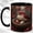 Black, variant on Red Bird Nest Coffee Mug, Forest Bird Mug, Ceramic 11 oz