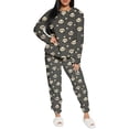 thumbnail image 4 of Conjunto de Pijama para Mujer Shendy Vendy Manga Larga Cuello Redondo con Estampado Transpirable, 4 of 4