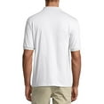 thumbnail image 2 of Hanes Men's EcoSmart Short Sleeve Jersey Polo Shirt, up to Size 6XL, 2 of 6