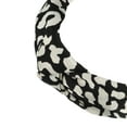thumbnail image 6 of Vocoste Leopard Pattern Headband for Women Elastic Knotted Headband Accessories Black, 6 of 6