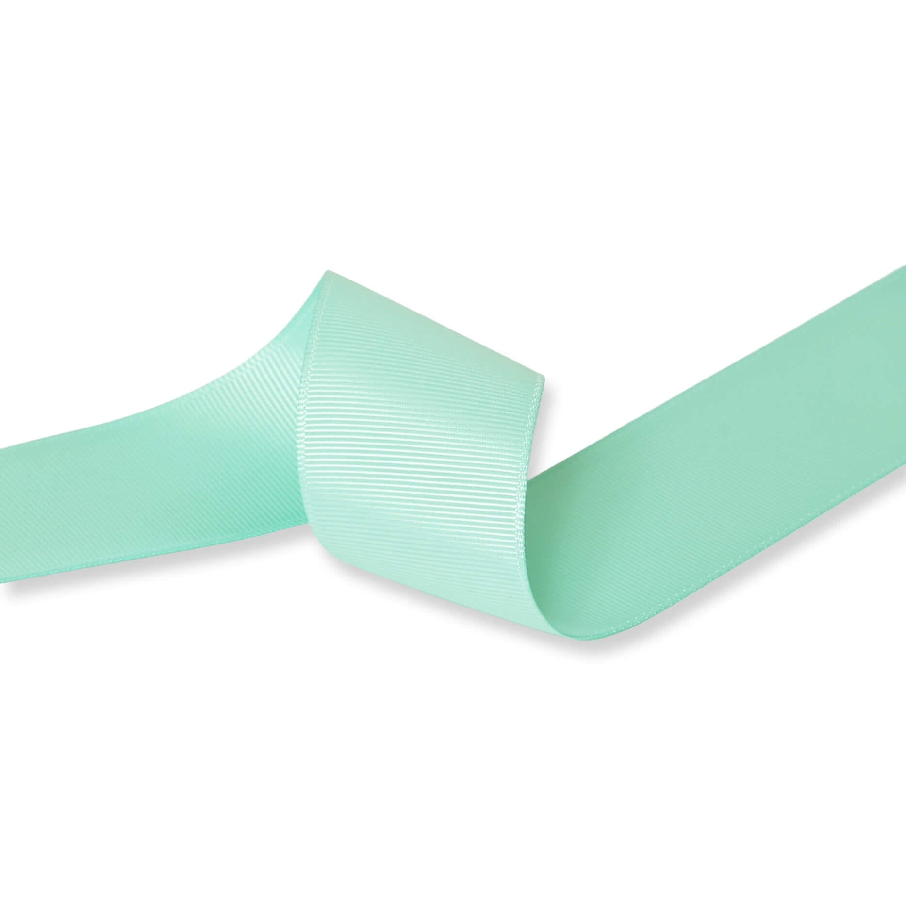 Keedil® Grosgrain Taffeta Polyester Ribbon For Gift Wrapping, Bows, Sewing, Crafting, Hair Accessories, & Décor - (Aqua Green, 1.5 Inches Wide, 50 Yards, 6 Pack)