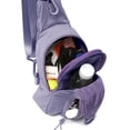 thumbnail image 3 of Bandolera ODODOS Daily Ultra Violet de nailon impermeable, 3 of 6