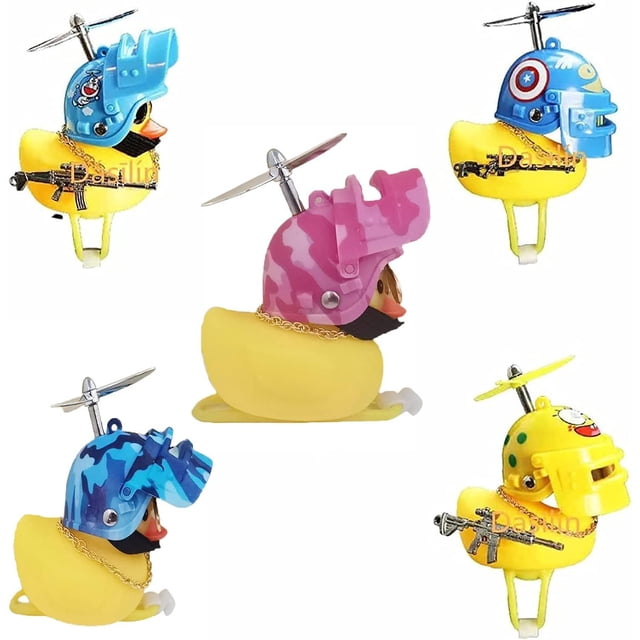 Adorno De Pato Para Manillar De Motocicleta, Adorno De Bicicleta Para Casco De Pato Amarillo Pequeño Yuarrent OD015194-17